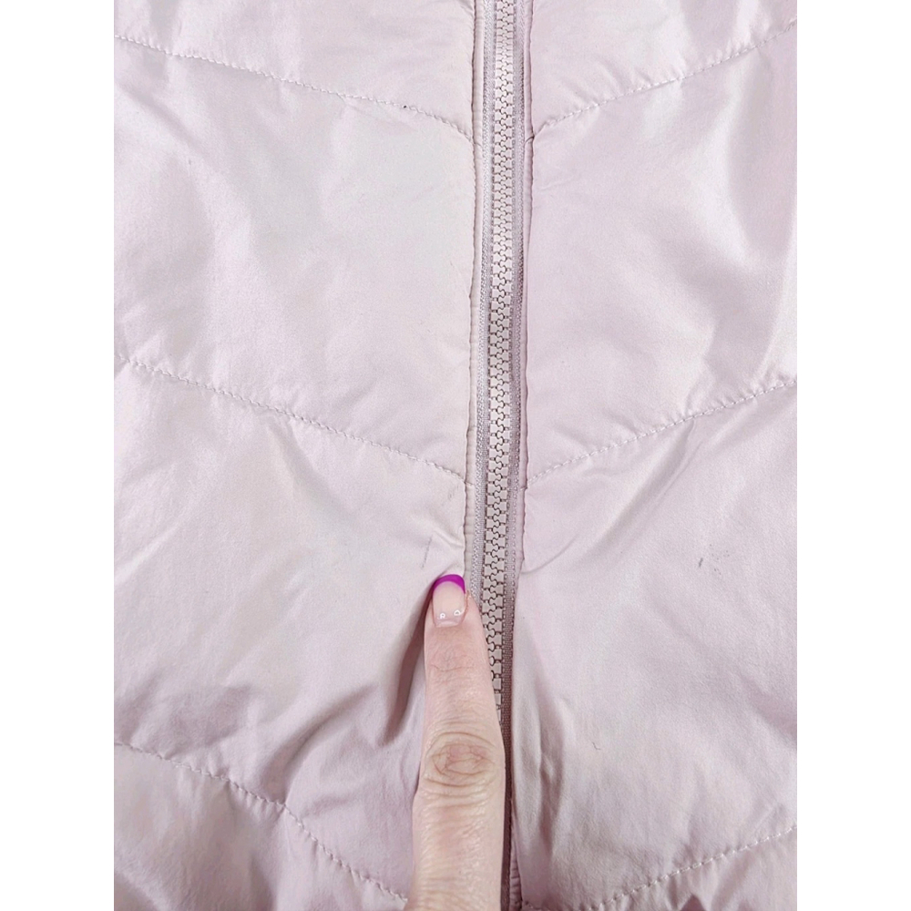 Columbia Full-Zip Puffer Coat Jacket Light Pink Women's Size M No Hood - Picture 5 of 8